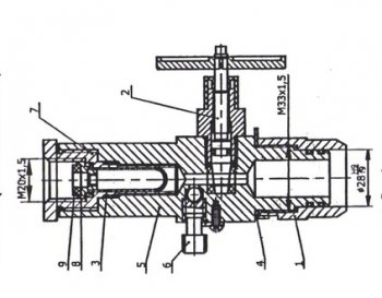 Состав РС-21 Разделитель сред состоит из элементов, указанных на чертеже