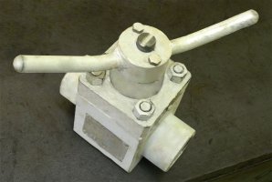 Кран пробковый. Общий вид Кран пробковый. Фонтанная арматура. Обуховская промышленная компания.