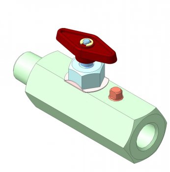 Вентиль стальной прямоточный ВПЭМ. Общий вид Вентиль стальной прямоточный ВПЭМ. 3D - графика . Фонтанная арматура. общий вид.