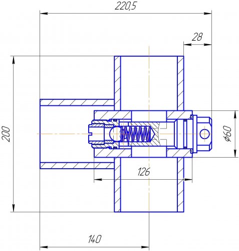 Клапан обрвтный Н05.355 с корпусом под приварку для труб Клапан обратный Н05.355. Чертеж Фонтанная арматура.  Обуховская промышленная компания.