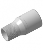 Переводник для насосно-компрессорных труб. Общий вид. Переводник для насосно-компрессорных труб. Обуховская промышленная компания.